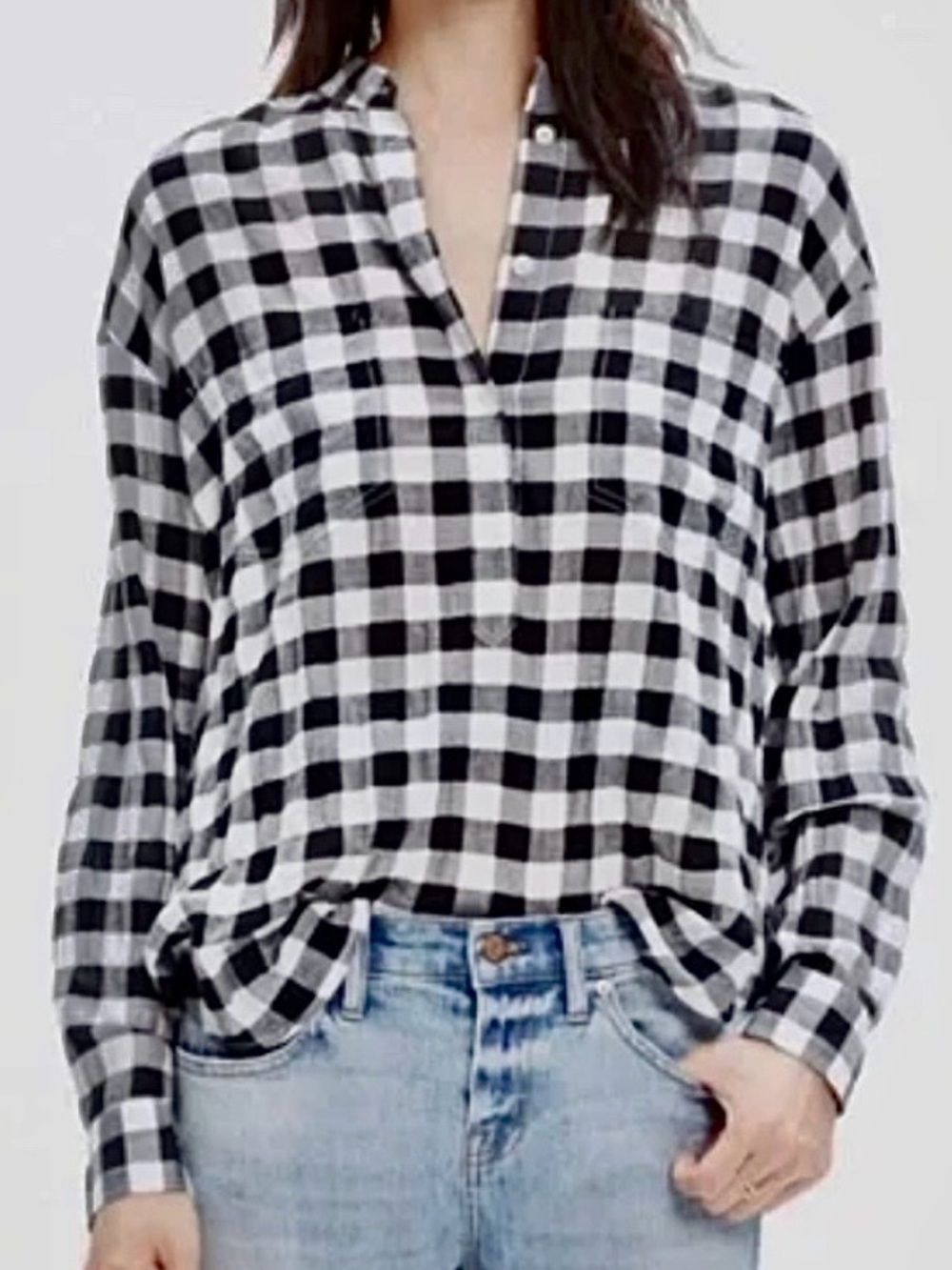 Madewell Signature Checked Plaid Poplin Shirt